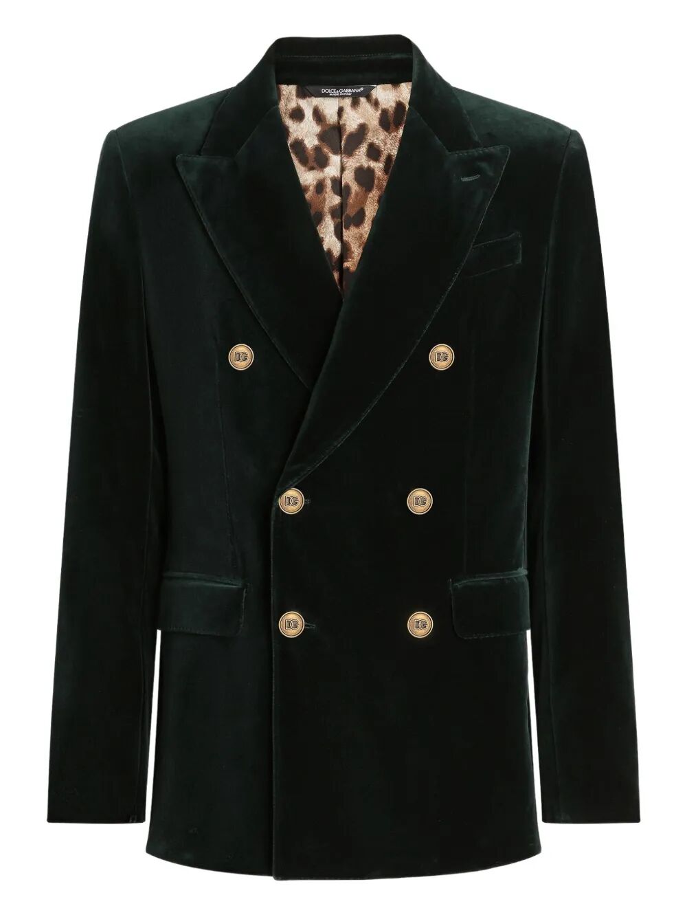 DOUBLE-BREASTED SICILIA LIGHT COTTON VELVET JACKET