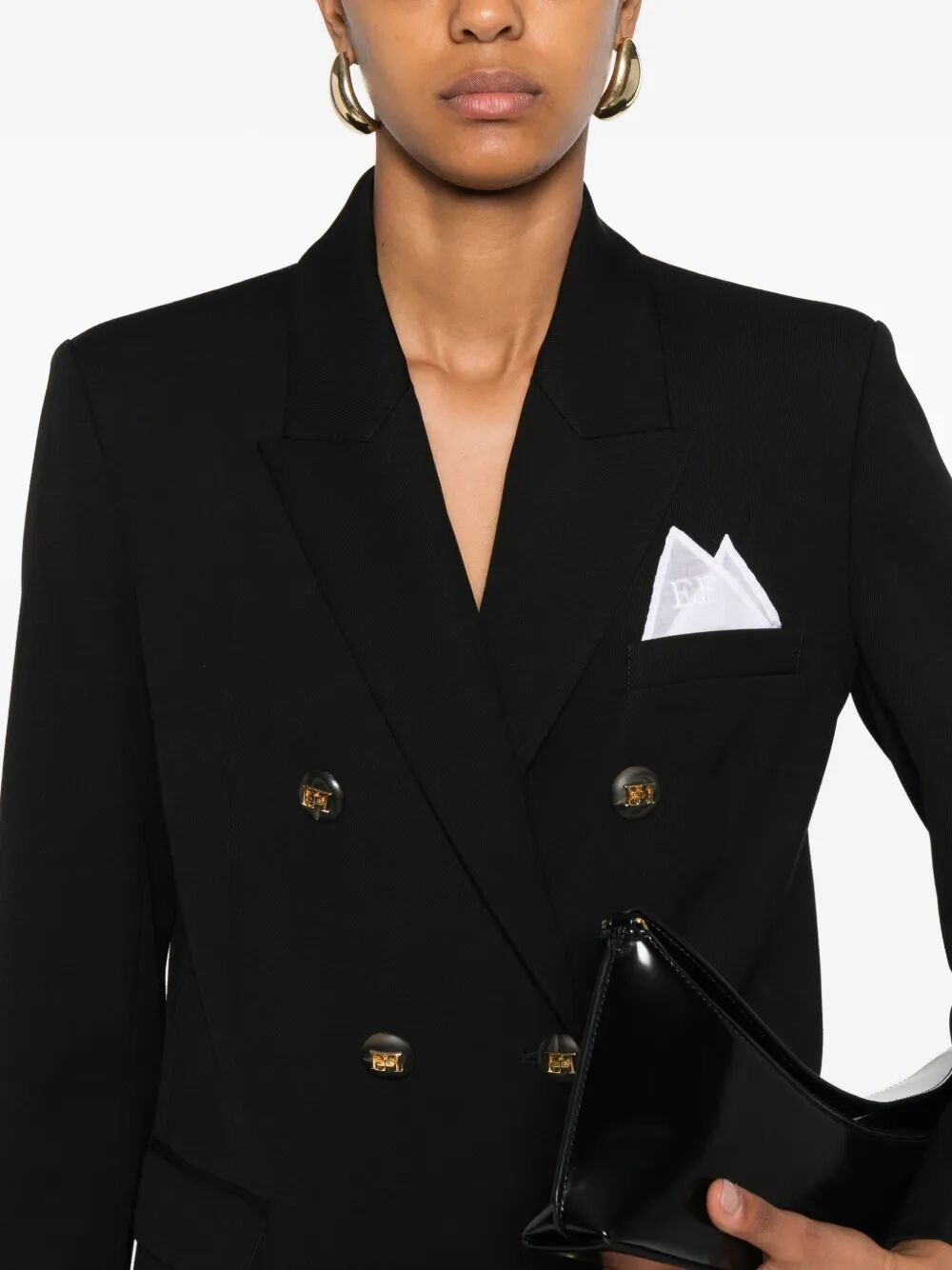 COTTON GABARDINE BLAZER WITH BREAST POCKET
