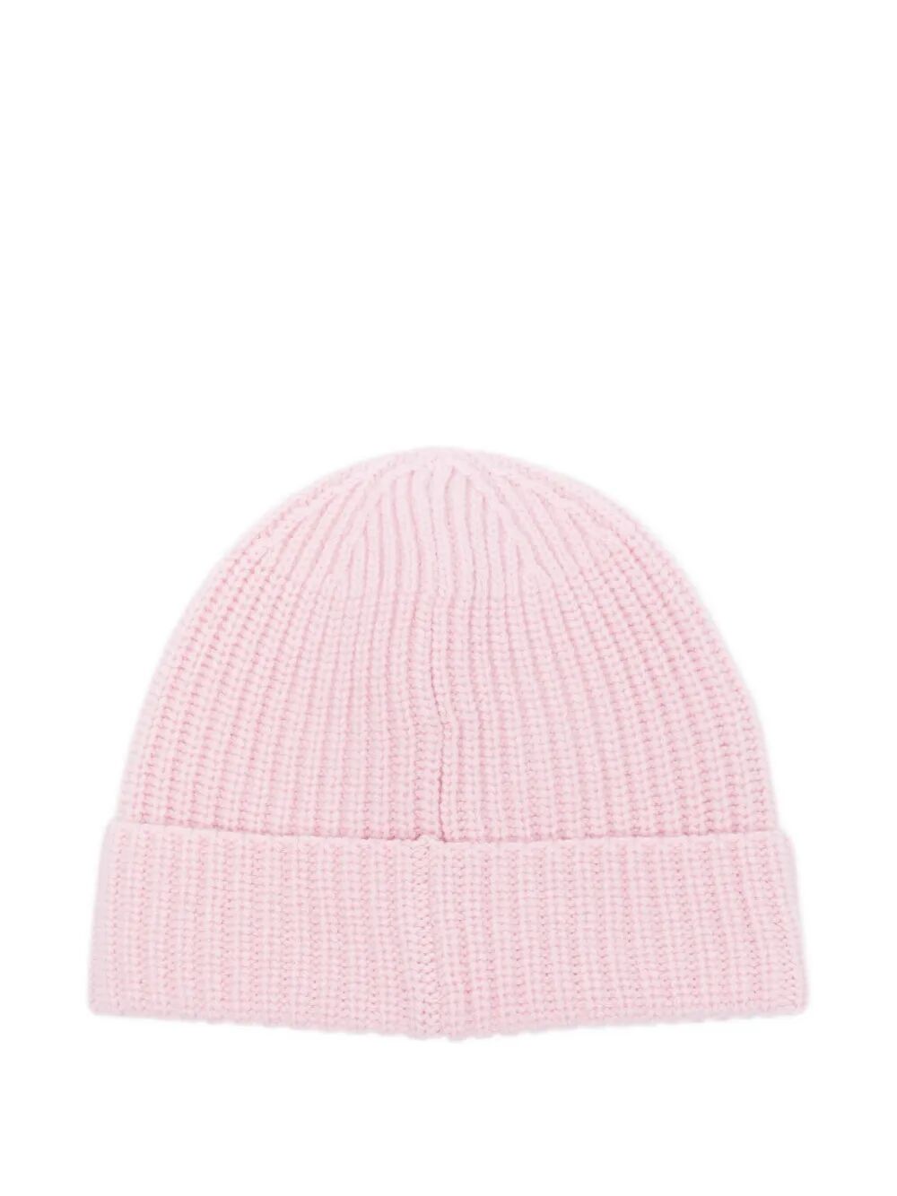 LIGHT WOOL KNITTED BEANIE WITH COMPASS PATCH