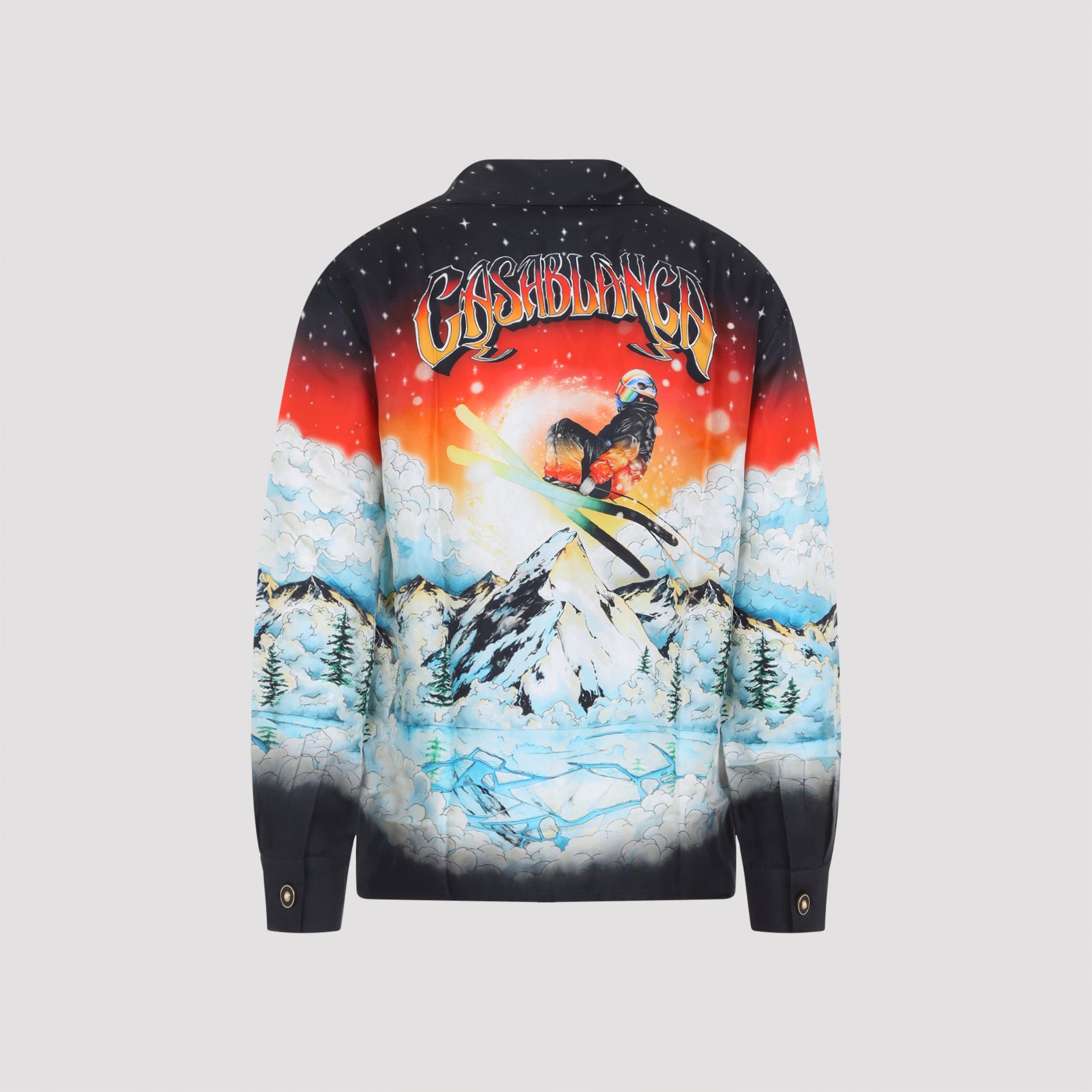 Cuban Collar Long Sleeve Shirt