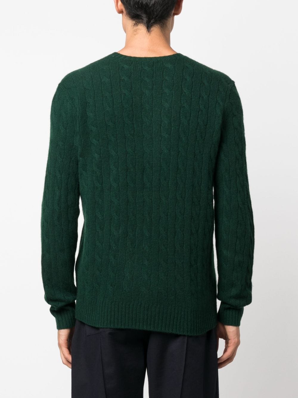 CABLE-KNIT WOOL-CASHMERE JUMPER