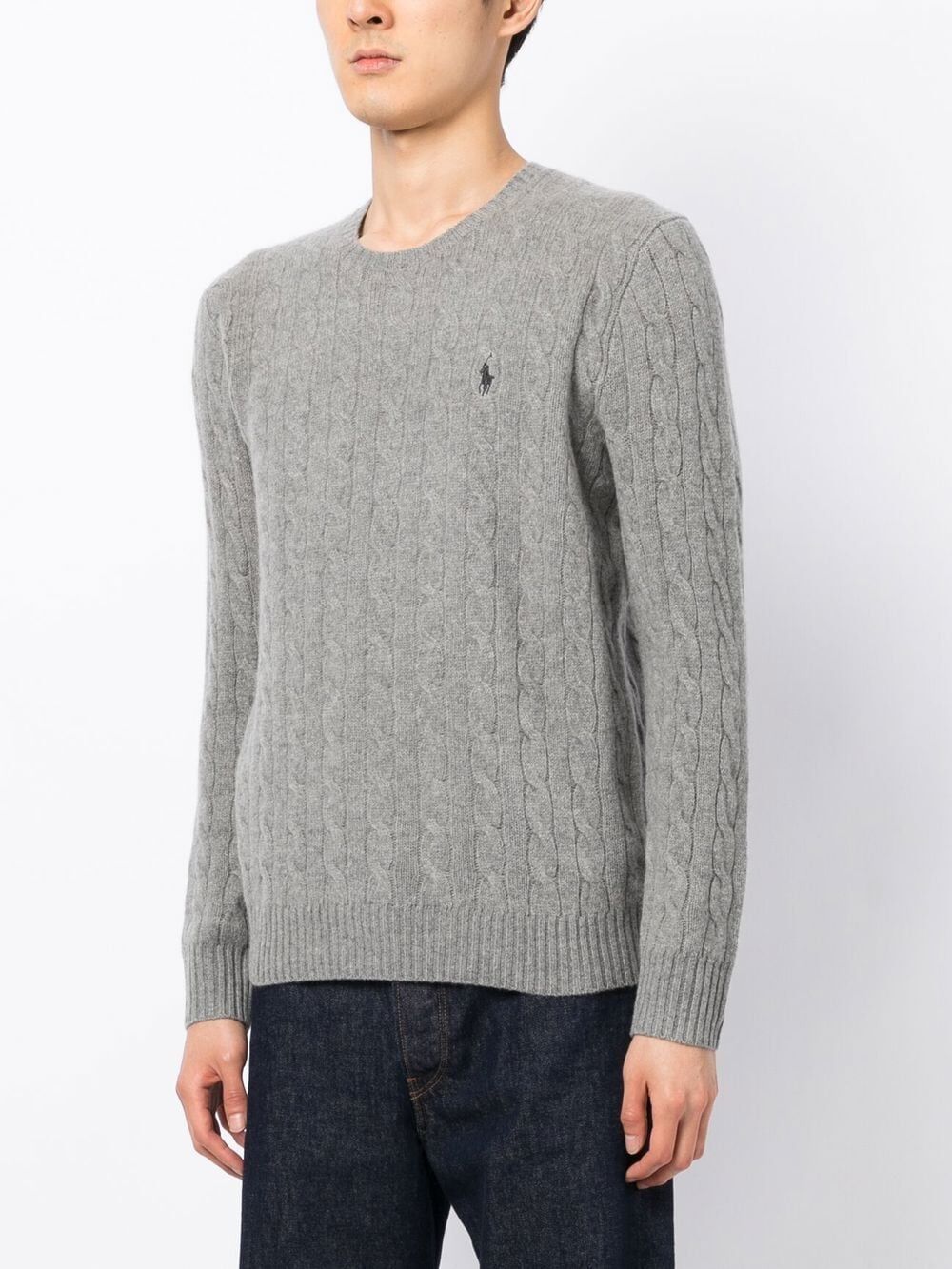 CABLE-KNIT WOOL-CASHMERE JUMPER