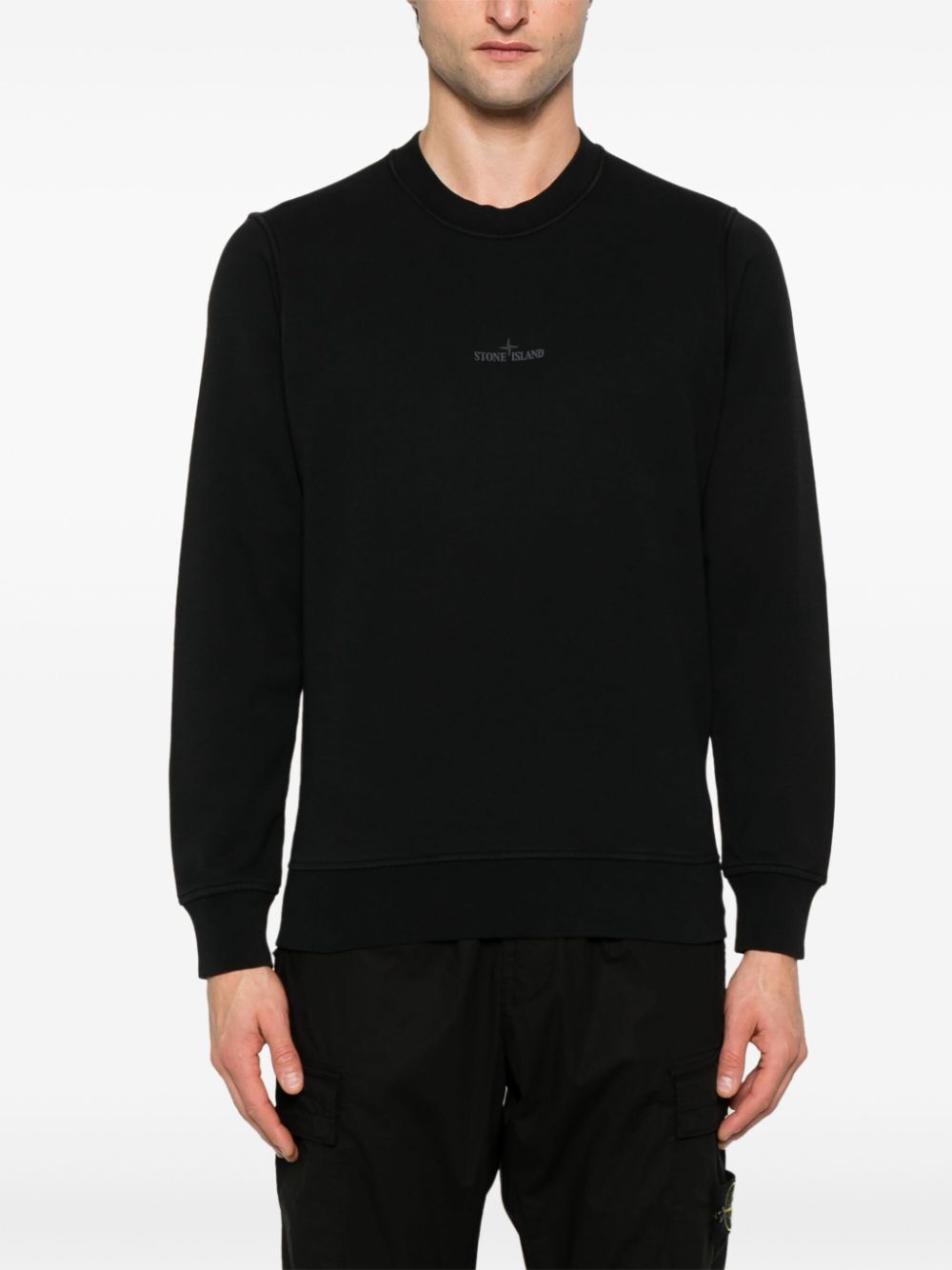 LOGO BACK PRINT CREW NECK SWEATSHIRT