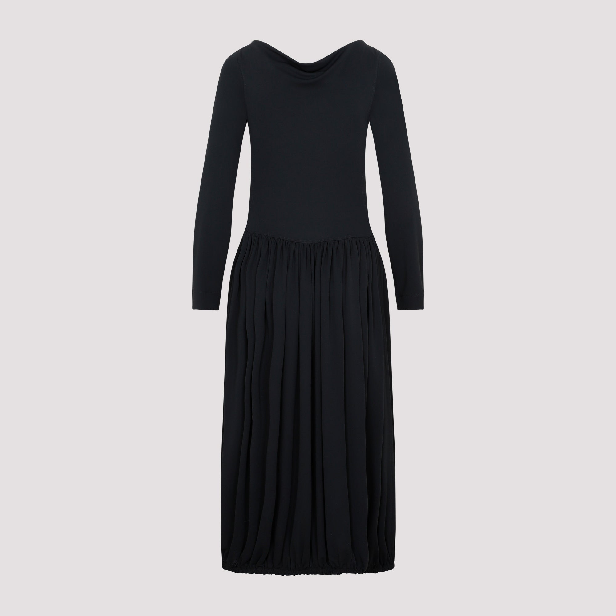 LS Drape Midi Dress