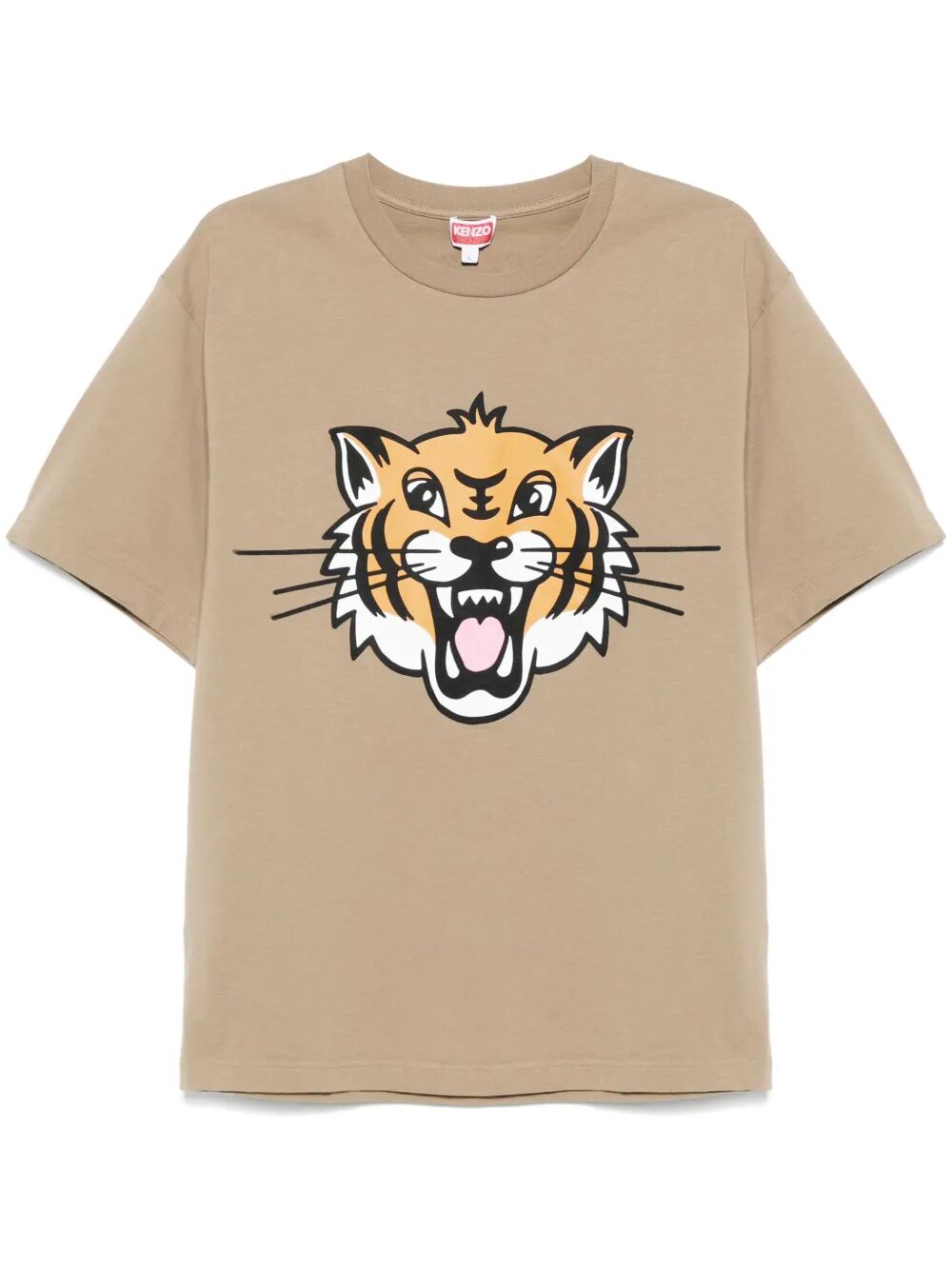 HAPPY TIGER PRINTED T-SHIRT