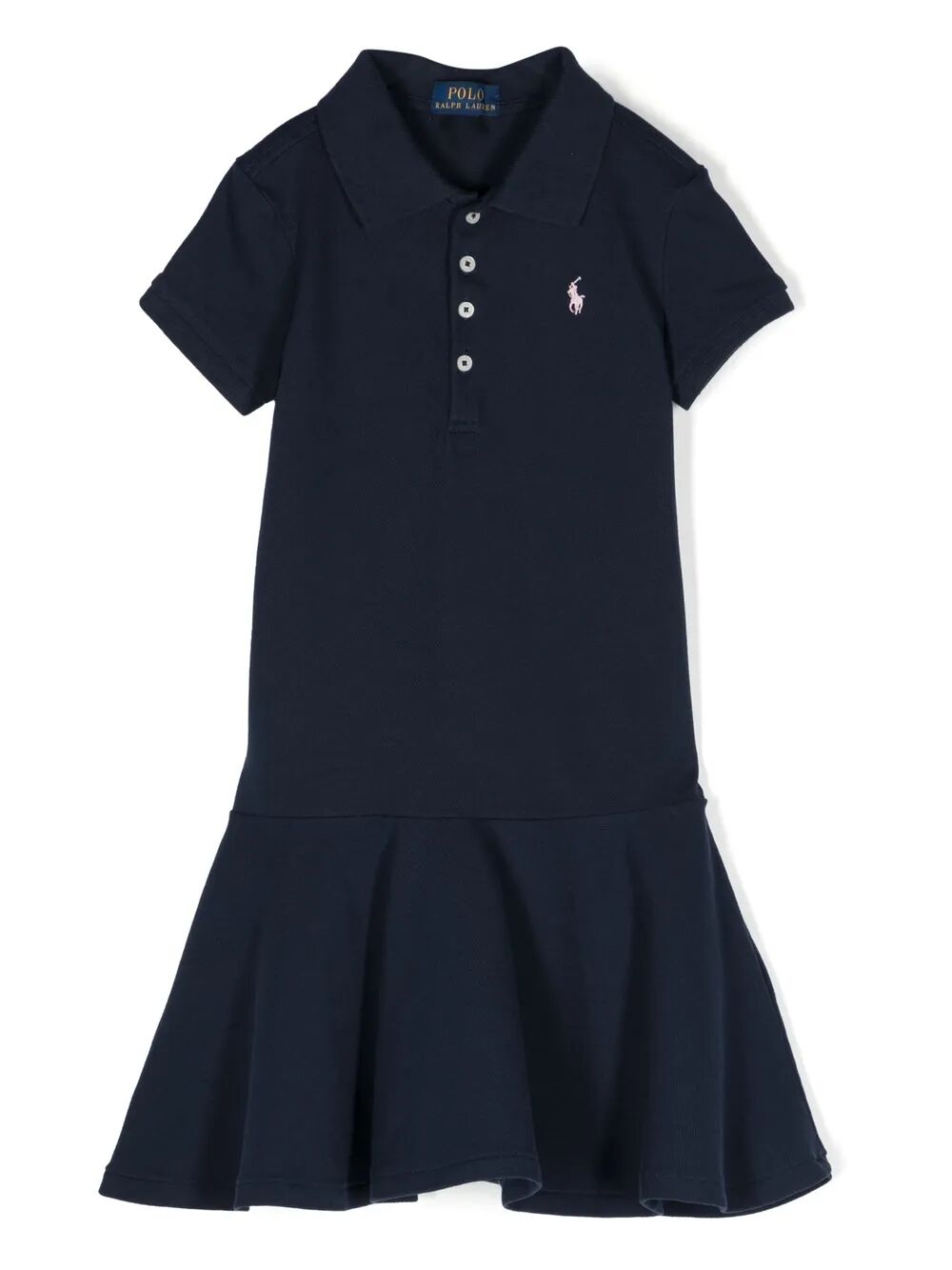 SHORT-SLEEVE POLO DRESS