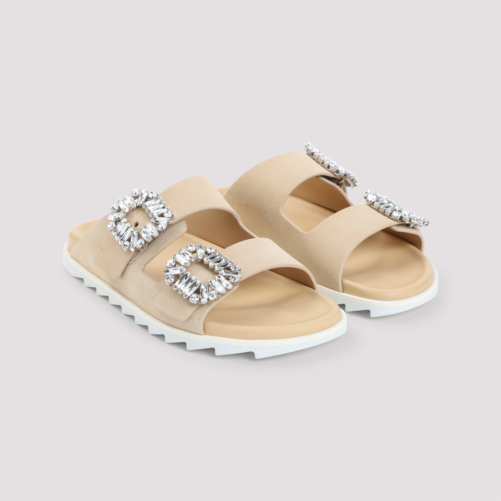 Slidy Strass Buckle Sandals