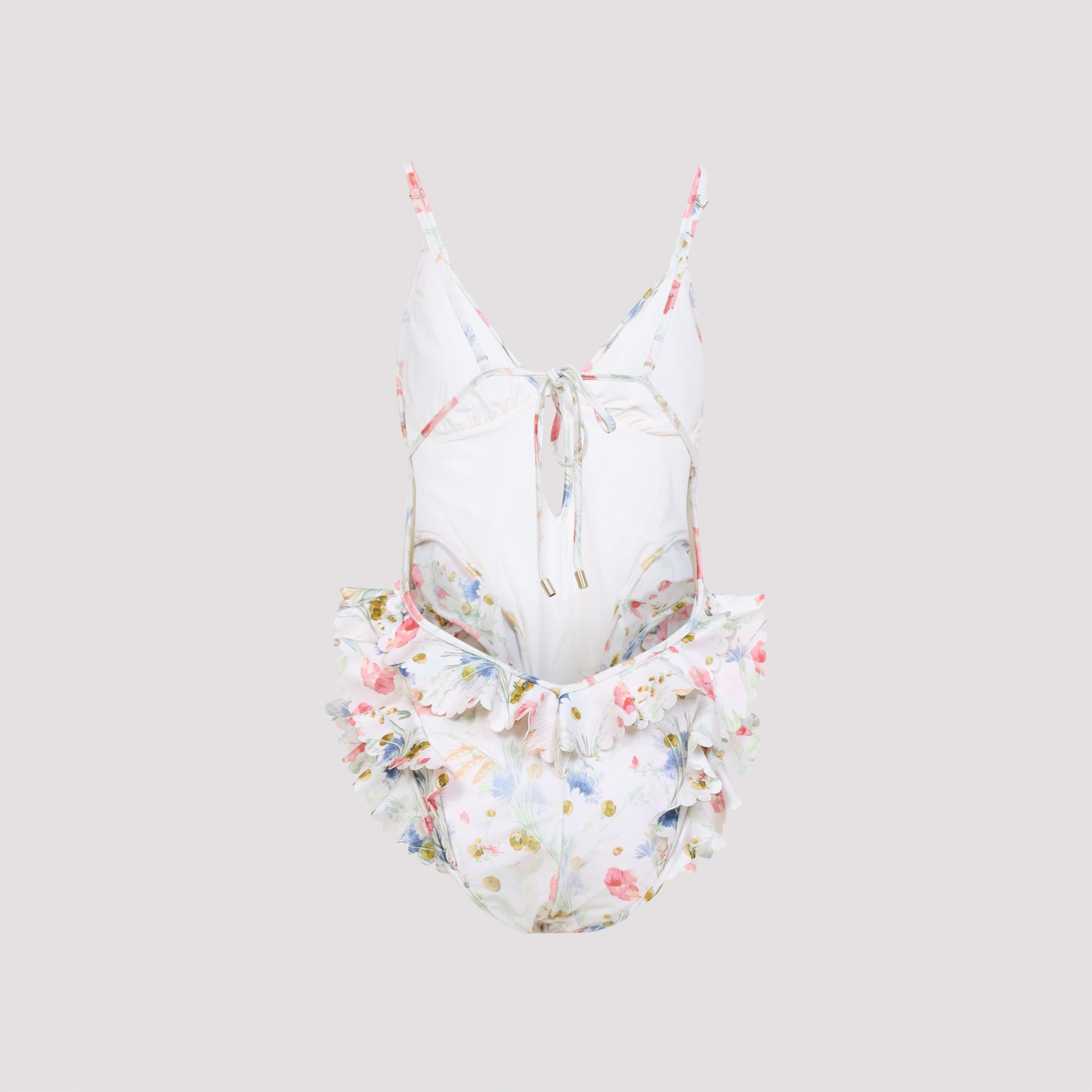 Lucky Waterfall Frill One-piece