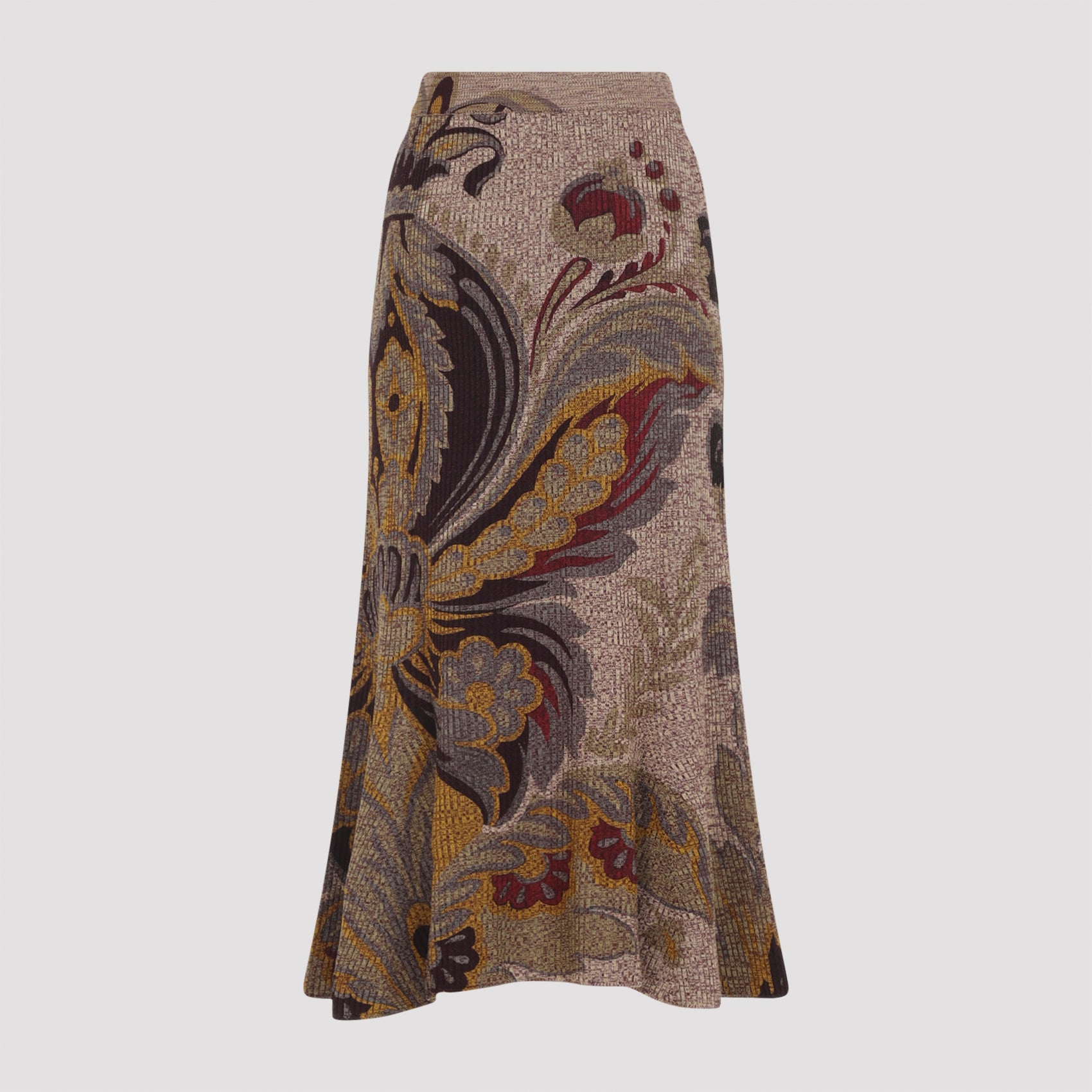 Midi Trumpet Knit Skirt