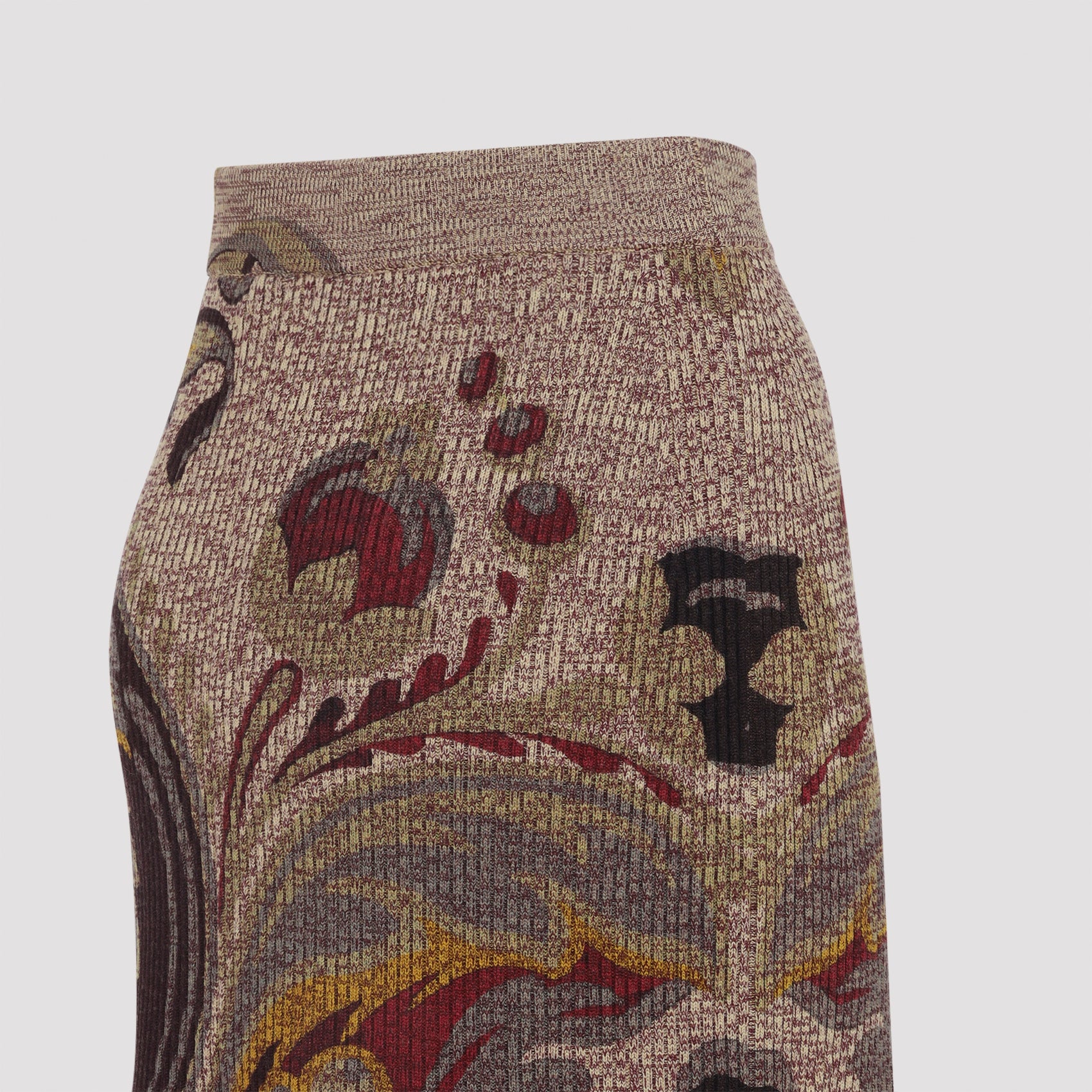 Midi Trumpet Knit Skirt
