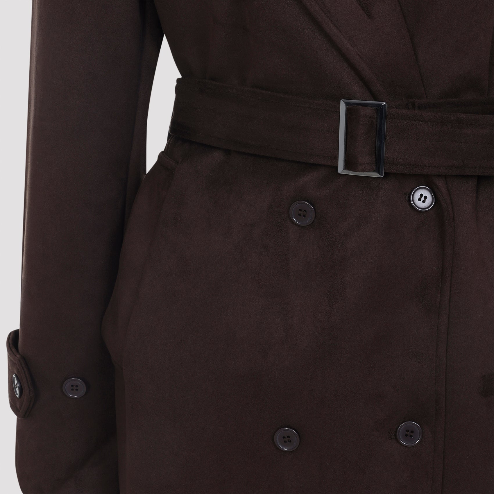 Pembroke Faux Suede Trench