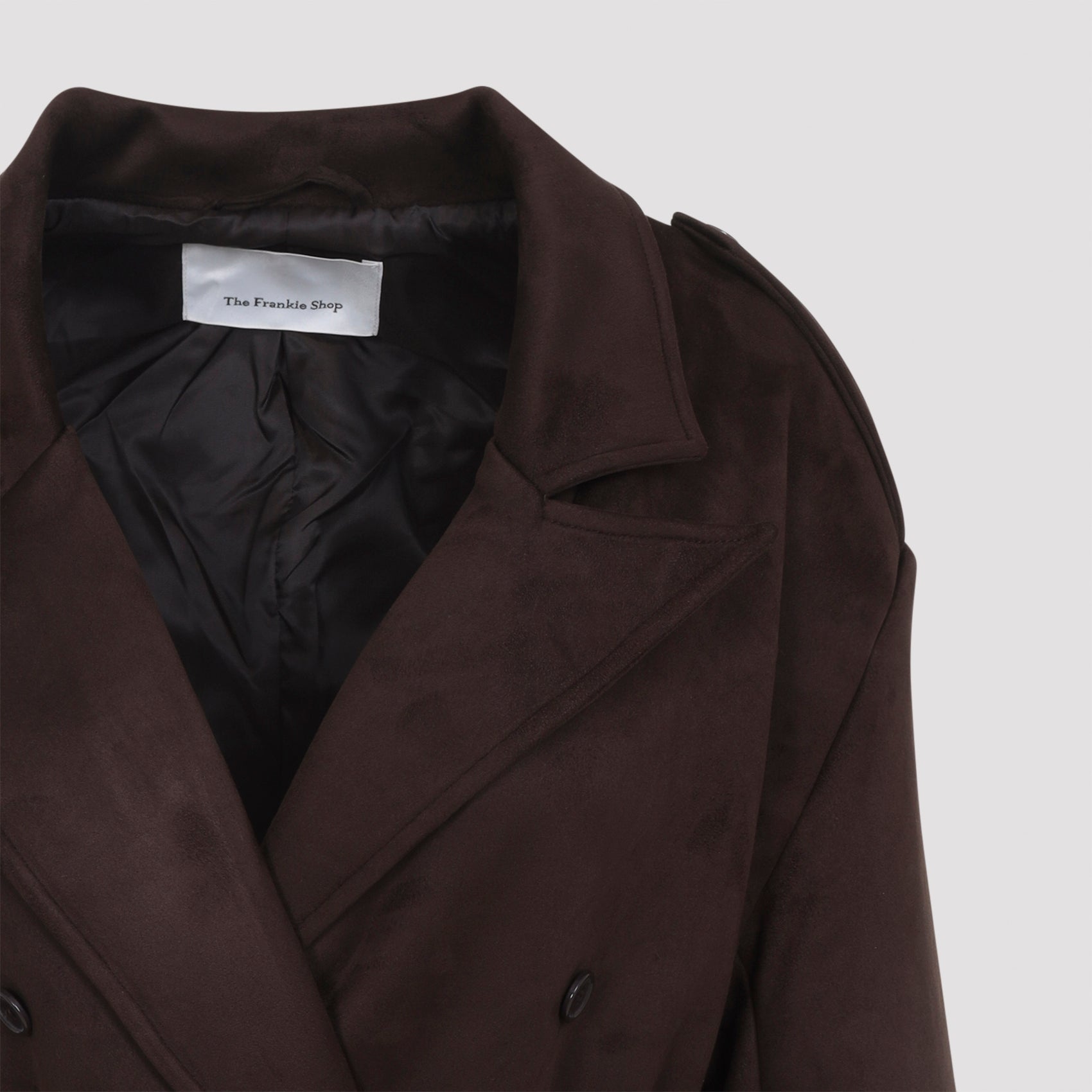 Pembroke Faux Suede Trench
