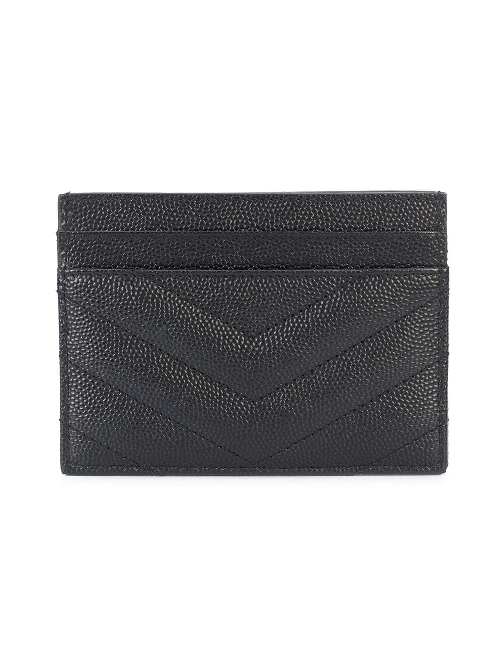 CASSANDRE MATELASSÉ CARD CASE IN GRAIN DE POUDRE LEATHER