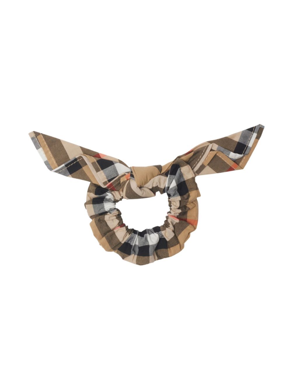 CHECK COTTON SCRUNCHIE