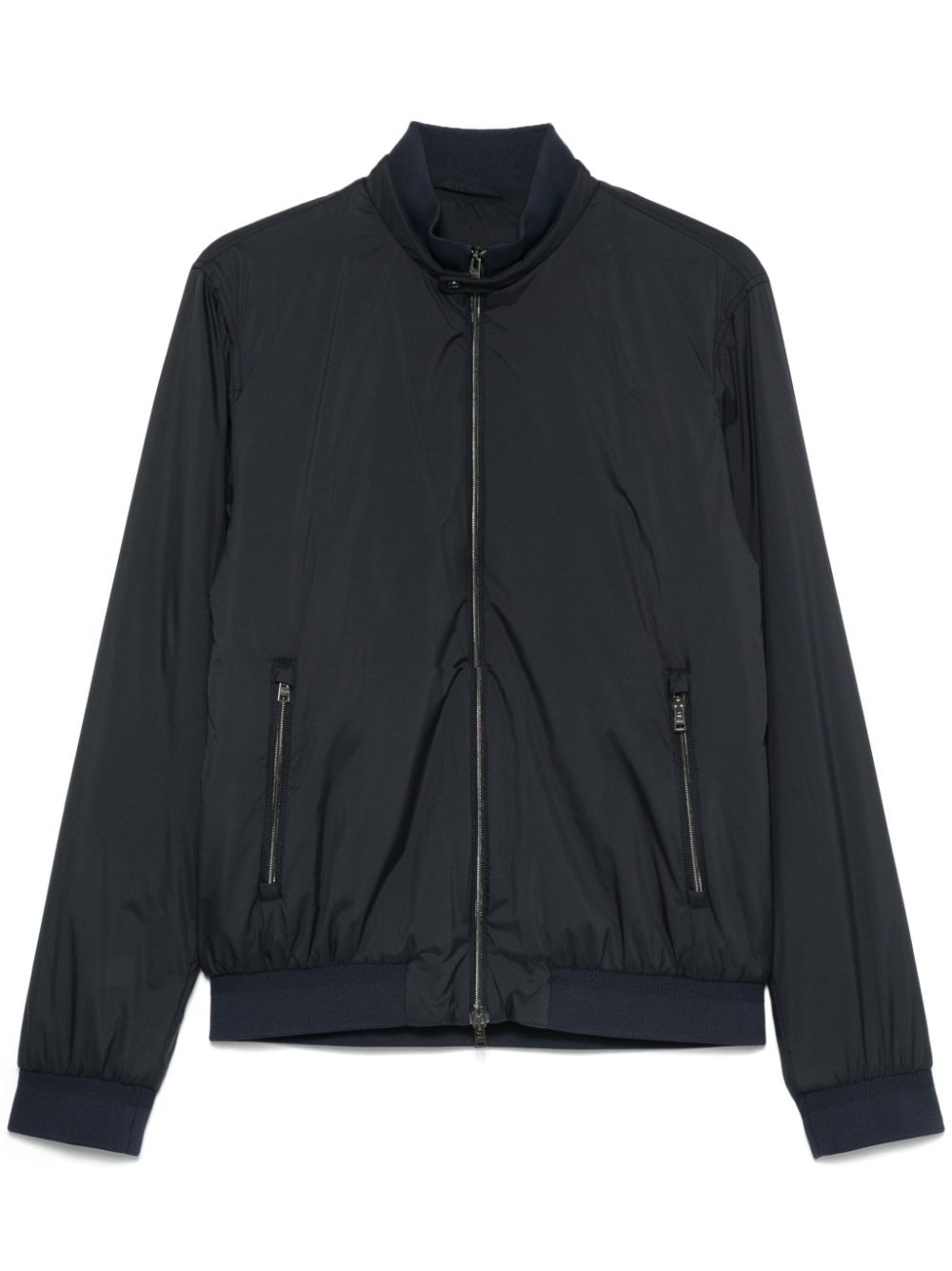 ECOAGE BAND-COLLAR BOMBER JACKET