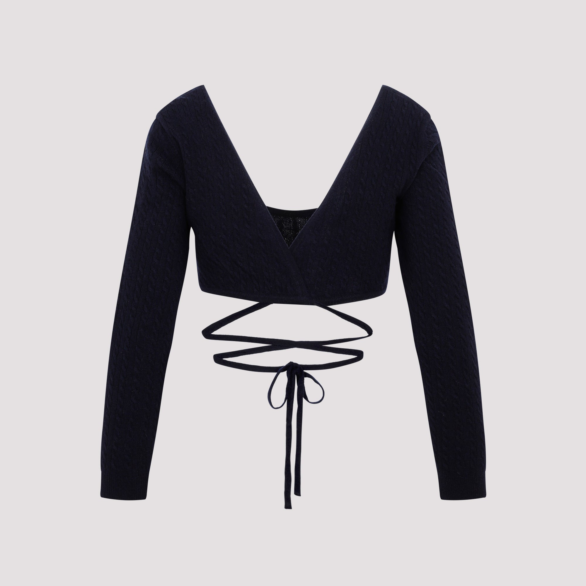 Wrap Knitted Top