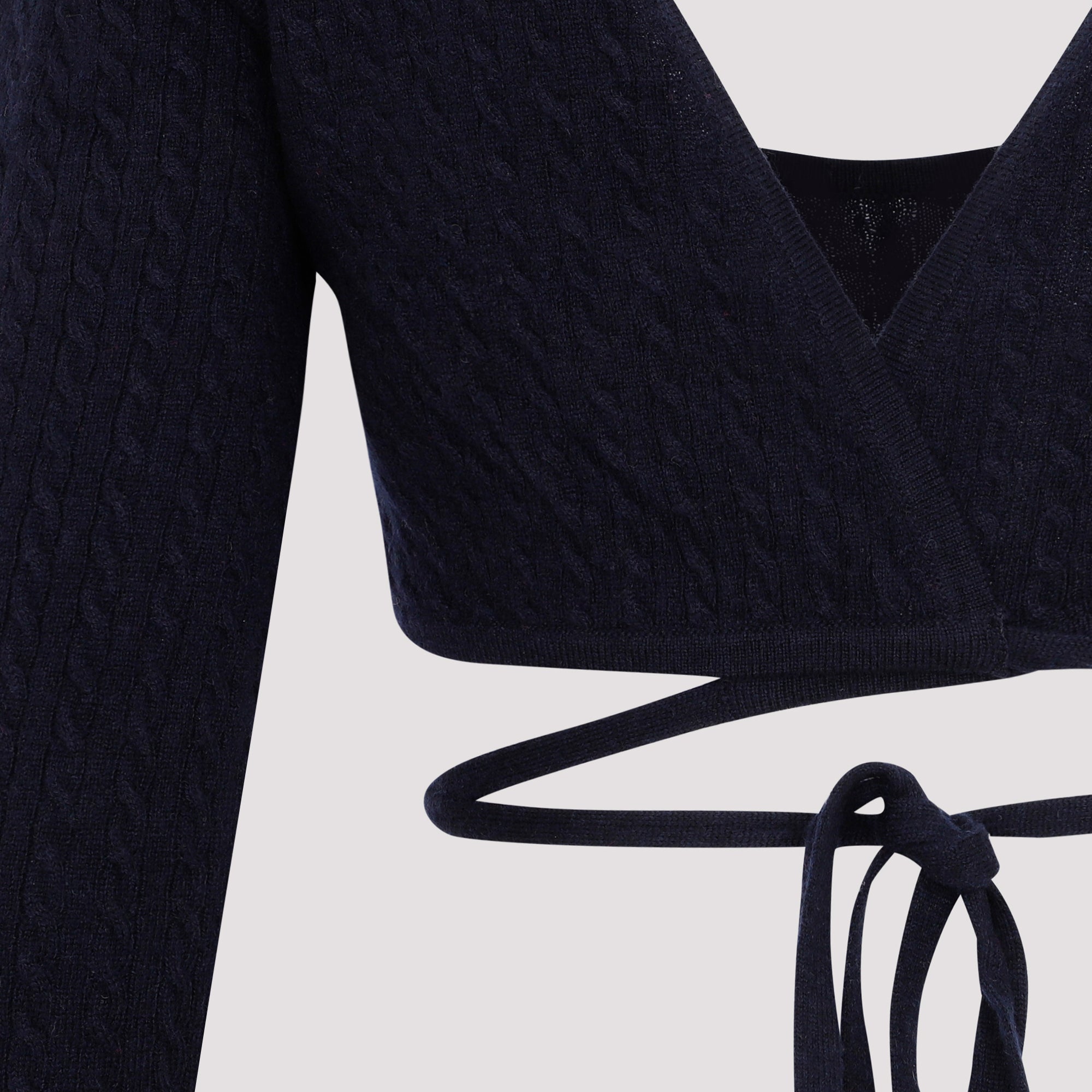 Wrap Knitted Top