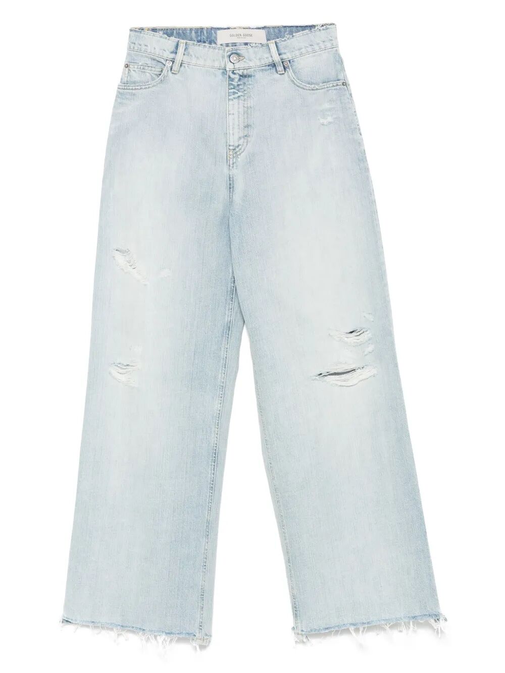 LIVED-IN DENIM EFFECT BOYFRIEND JEANS
