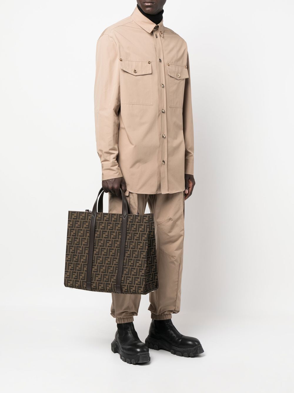 BORSA SHOPPER FF-JACQUARD