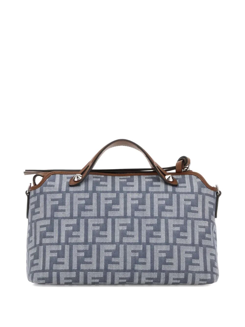 BY THE WAY SOFT MEDIUM DENIM-EFFECT FF JACQUARD BAG