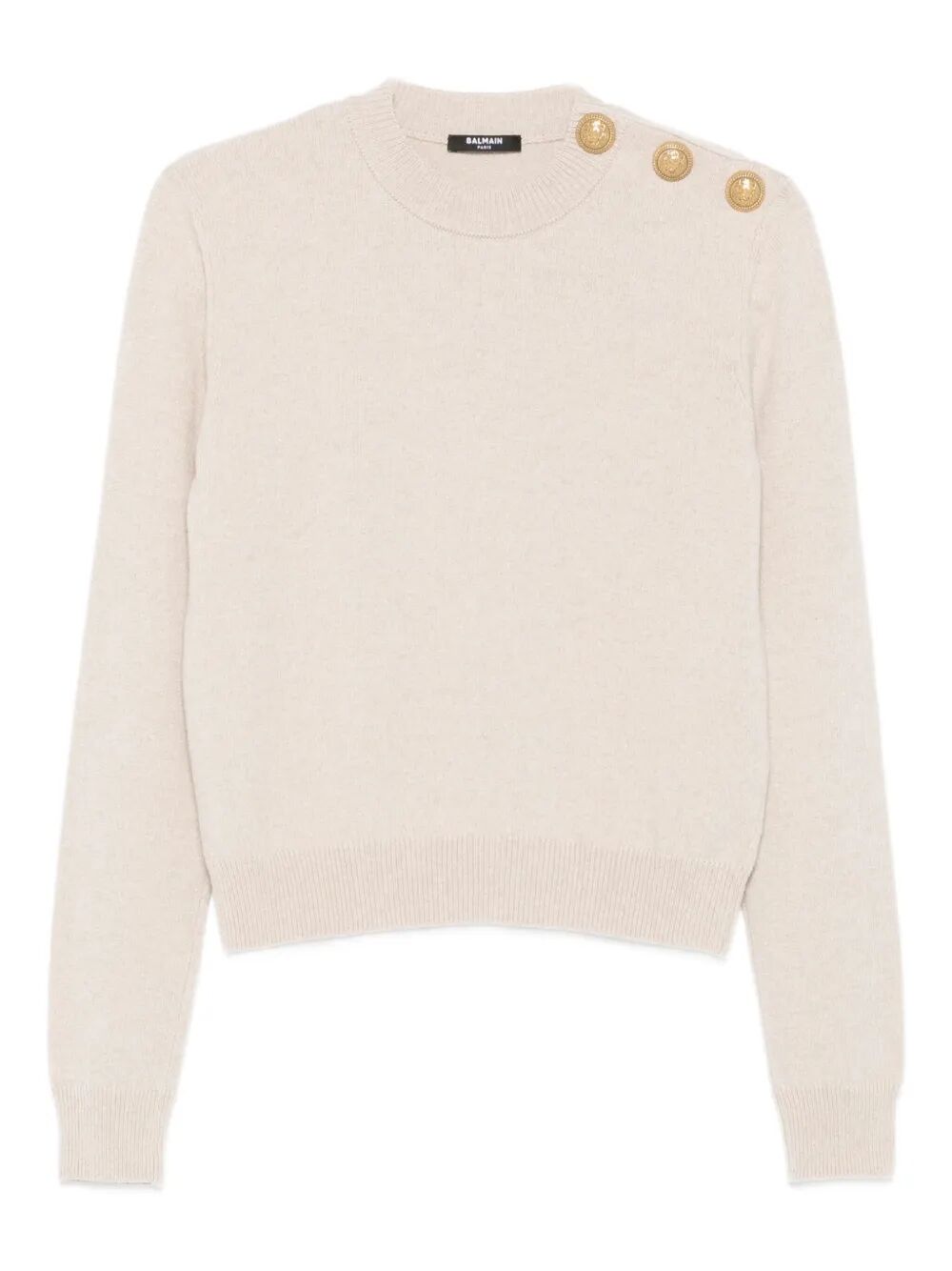 CASHMERE BLEND BUTTONED SWEATER