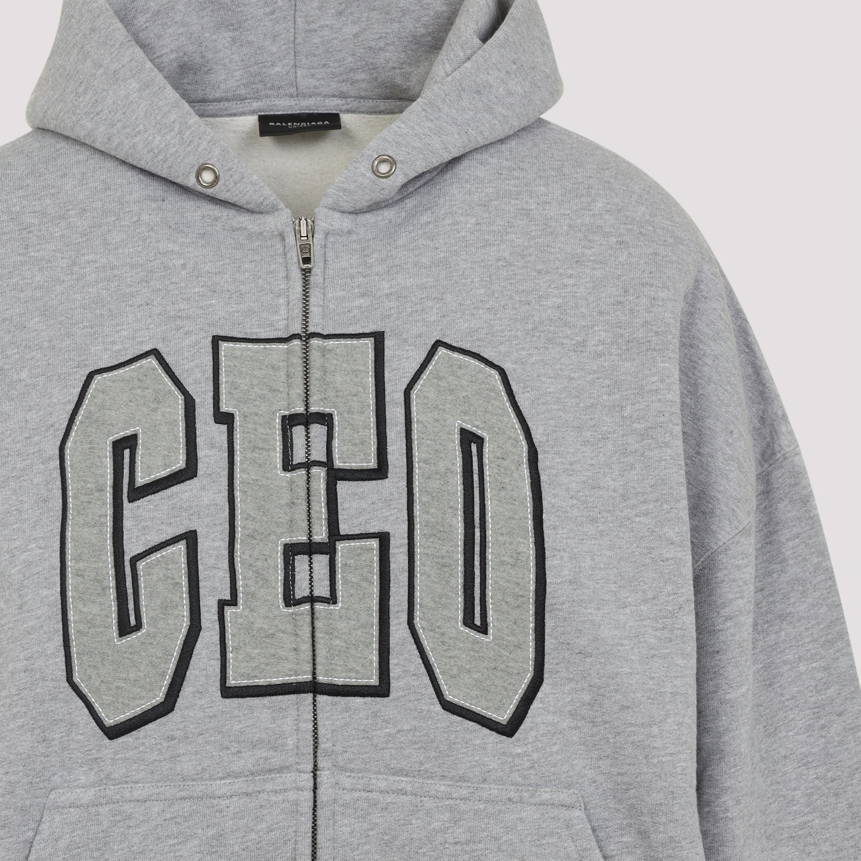 Small Fit Zip-Up Sweatshirt