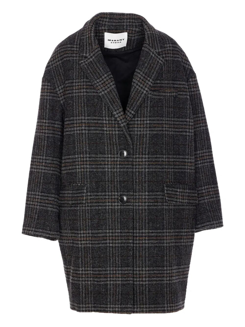 LIMIZA CHECKERED WOOL COAT