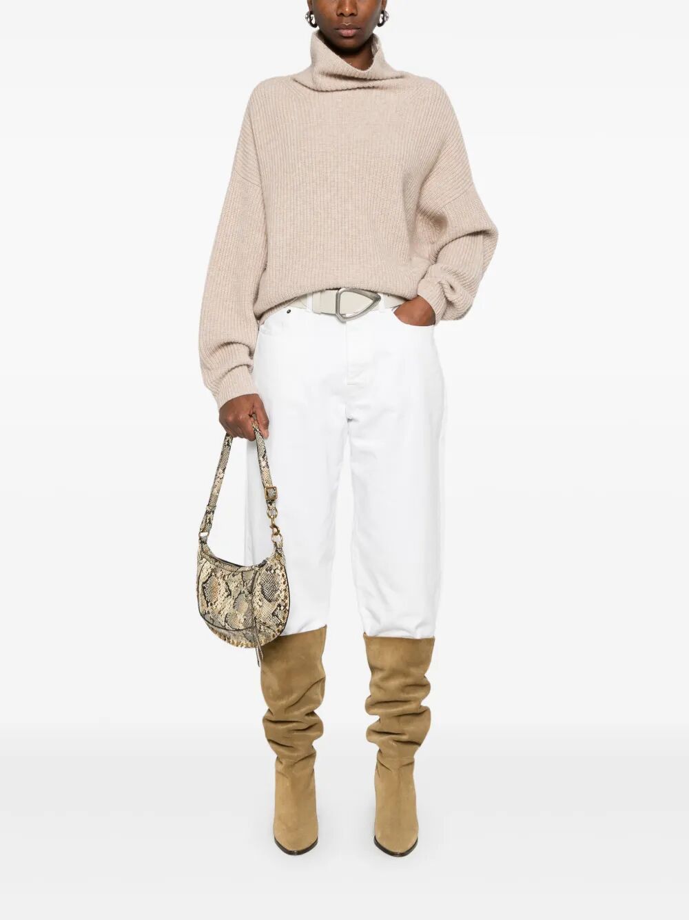 BROOKE CASHMERE AND MERINOS WOOL SWEATER