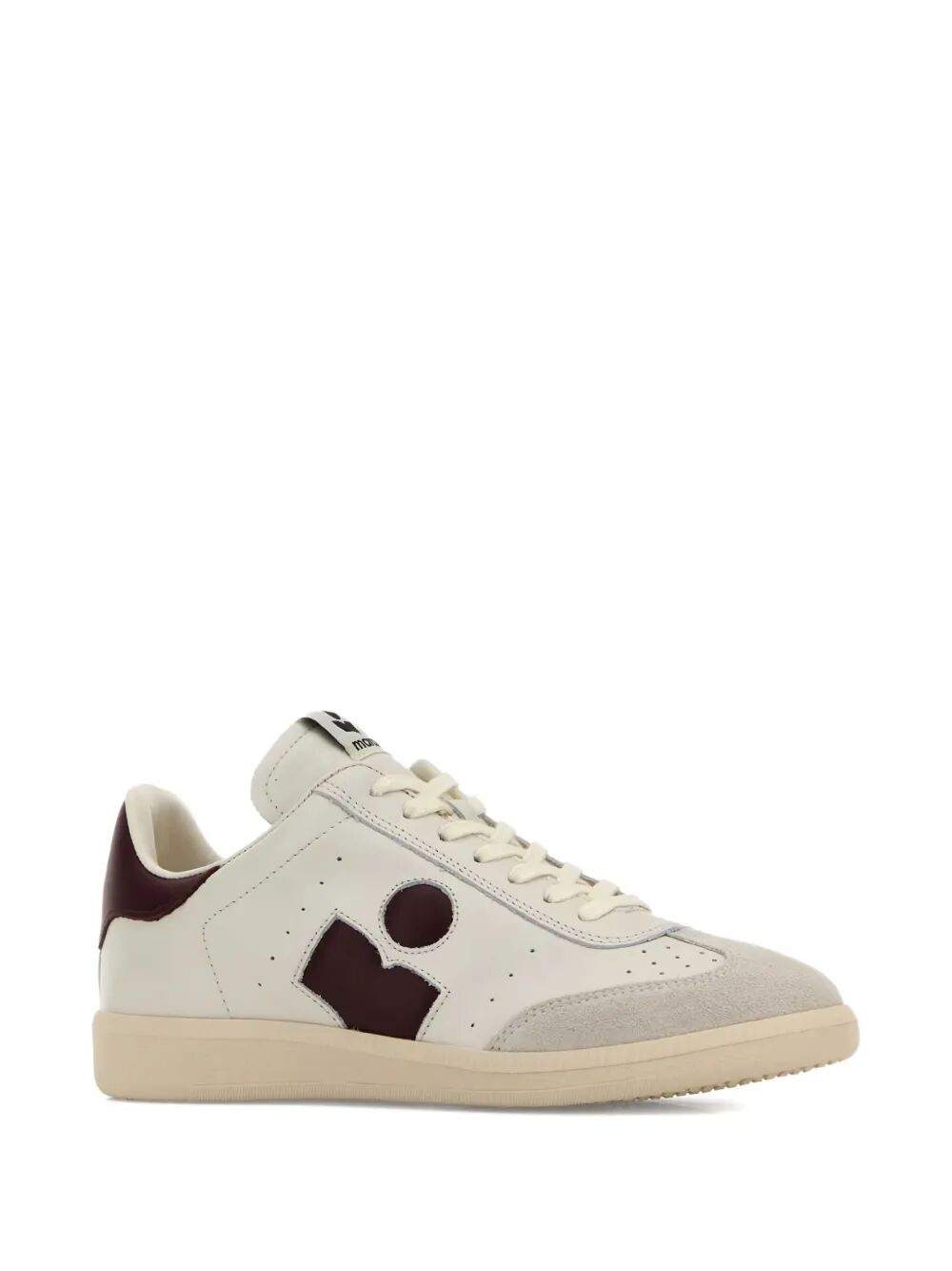 BRYCE LEATHER SNEAKERS WITH SUEDE INSERTS