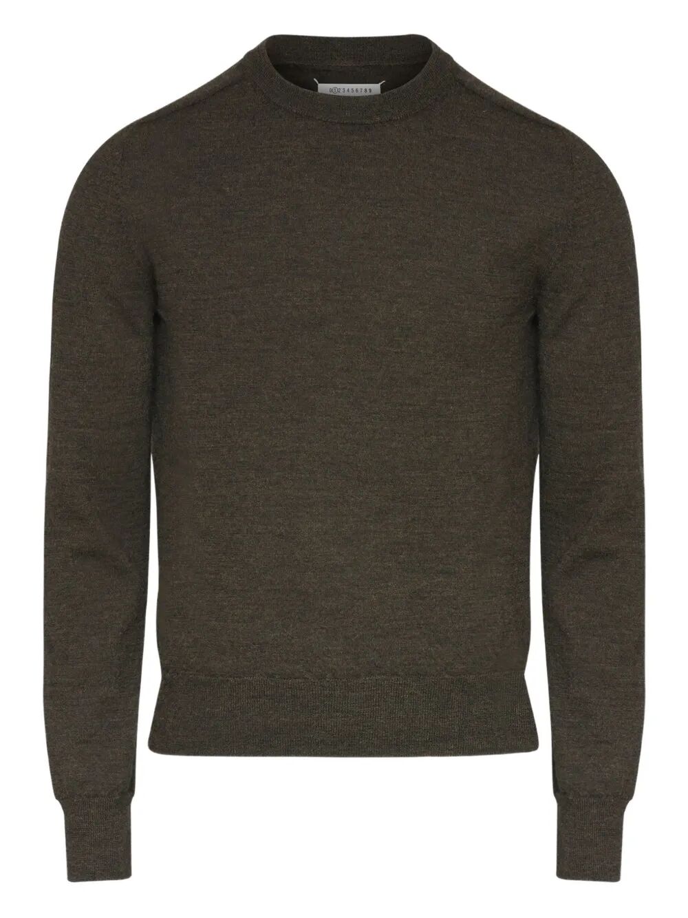 WOOL SWEATER WITH ELBOW PATCHES