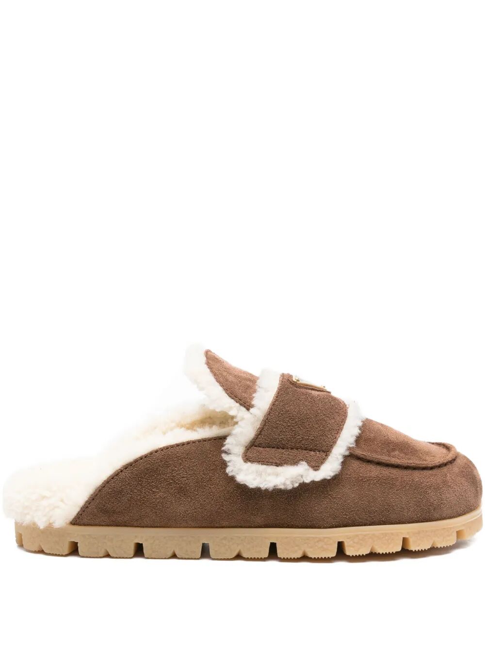 SHEARLING LINING SUEDE SABOT