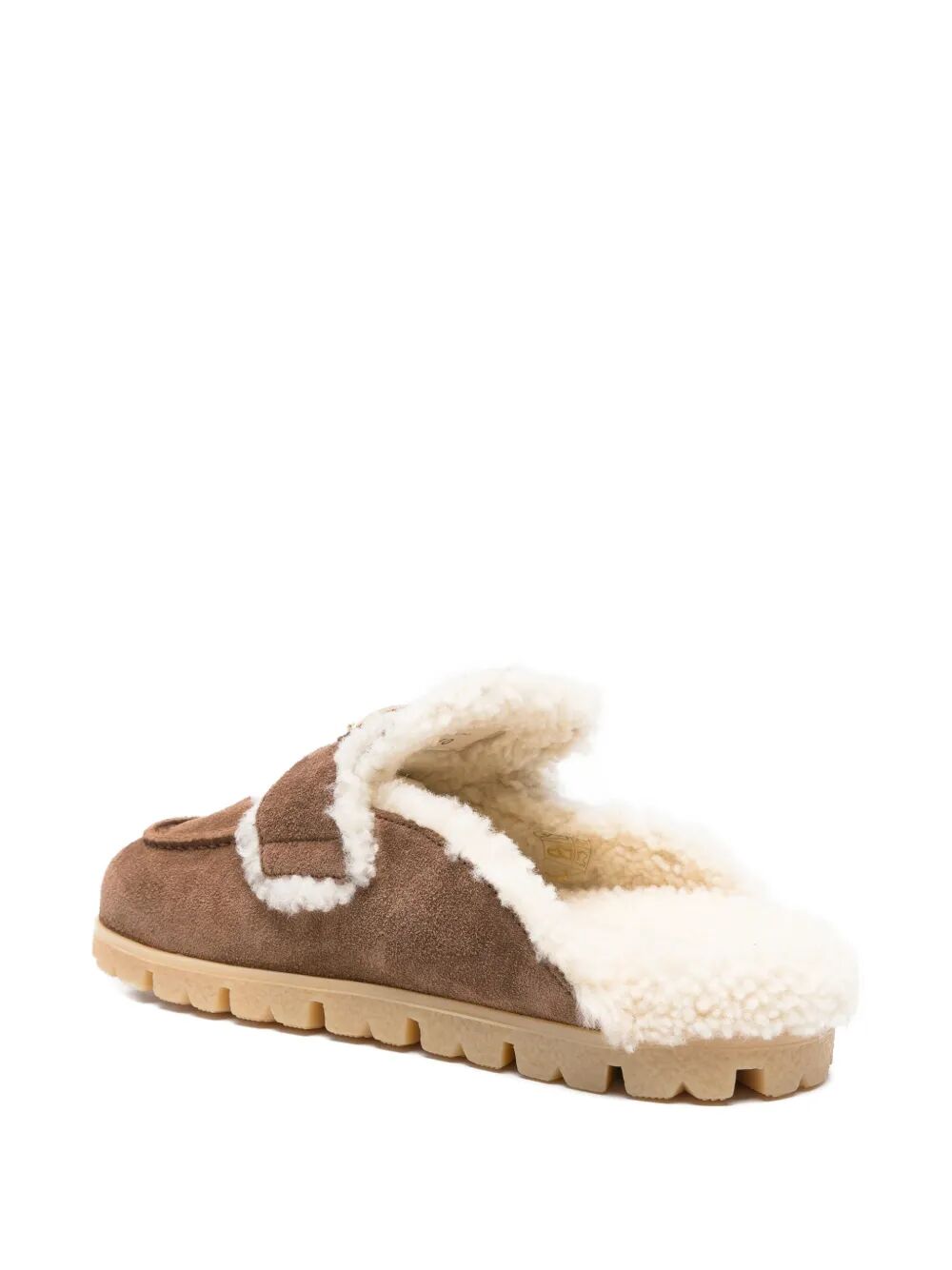 SHEARLING LINING SUEDE SABOT