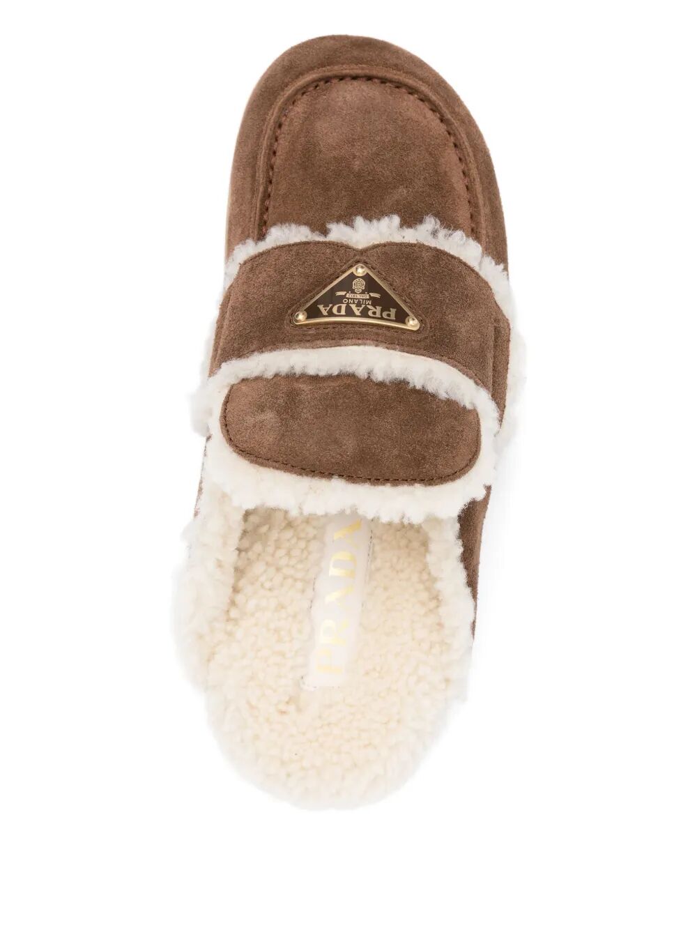 SHEARLING LINING SUEDE SABOT