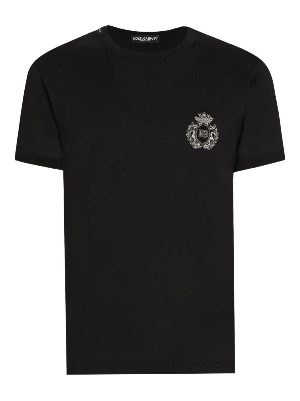 LOGO-PATCH COTTON T-SHIRT