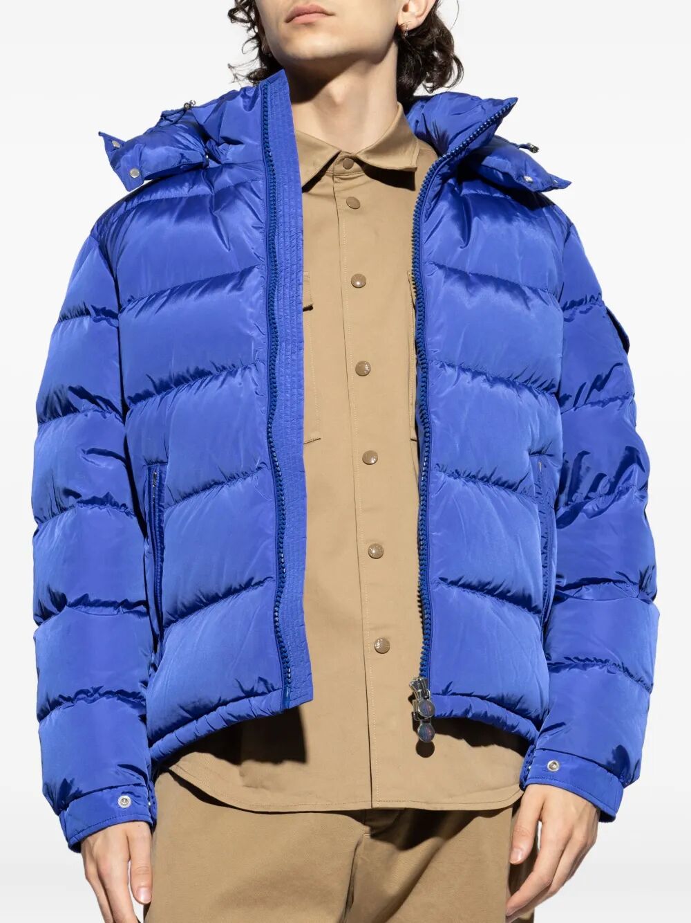 MAYA HOODED SHORT DOWN JACKET