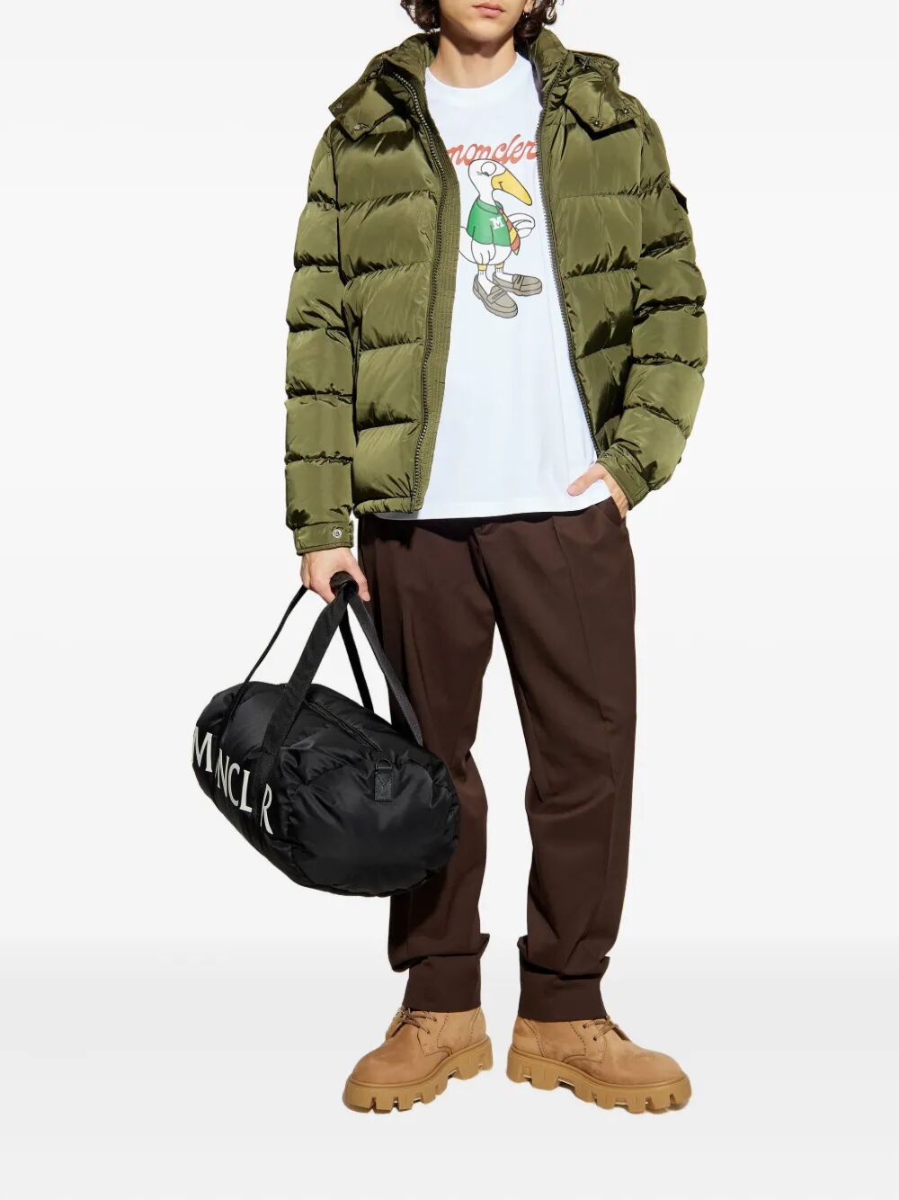 MAYA HOODED SHORT DOWN JACKET