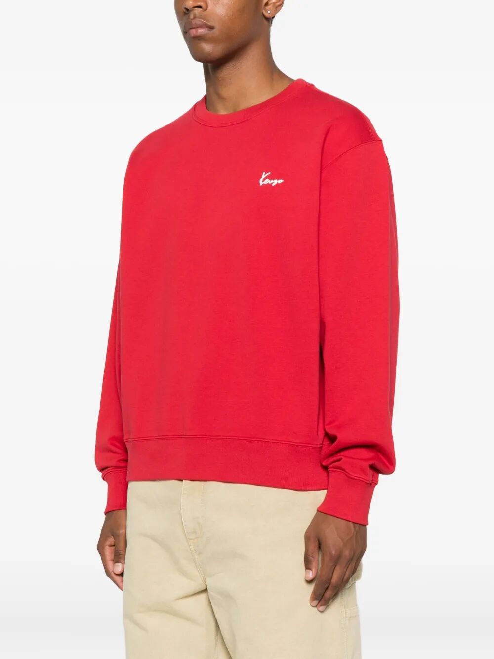 GOTS ARCHIVE BOUQUET PRINT CREW-NECK SWEATSHIRT