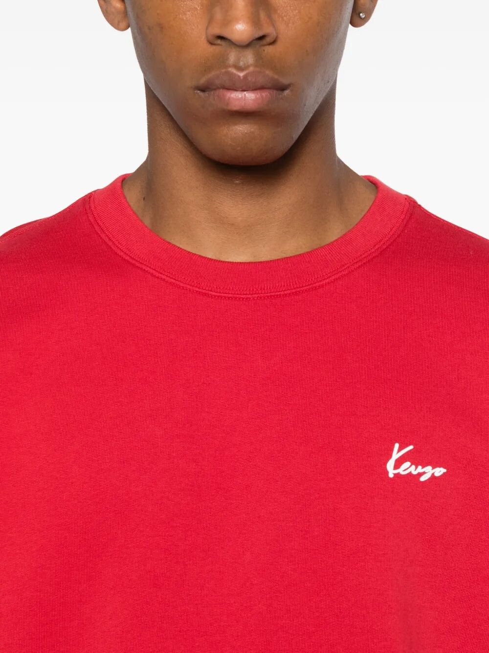 GOTS ARCHIVE BOUQUET PRINT CREW-NECK SWEATSHIRT