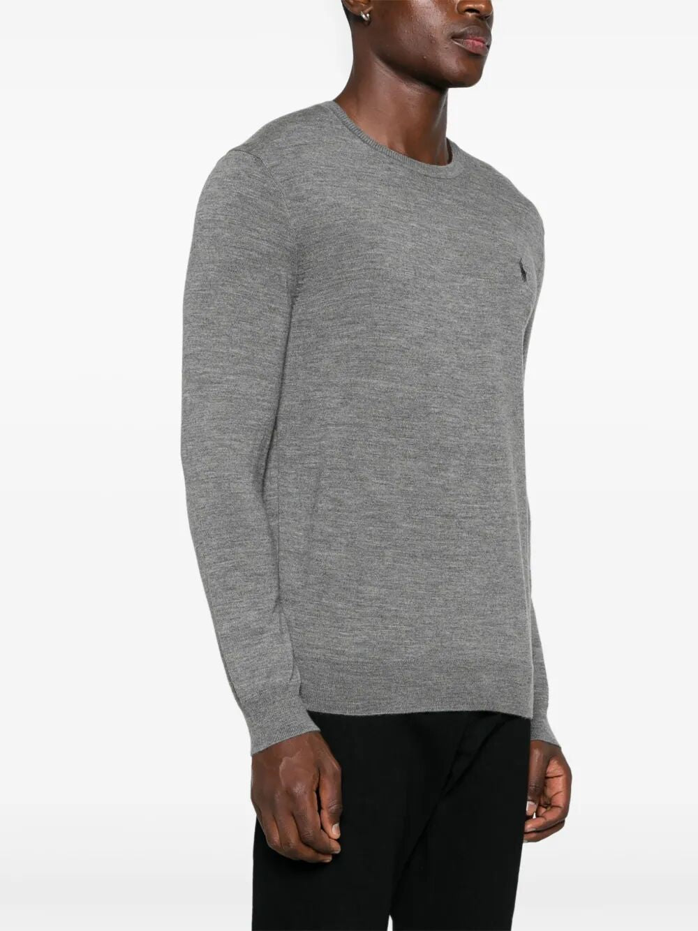 LIGHTWEIGHT WOOL CREW-NECK PULLOVER