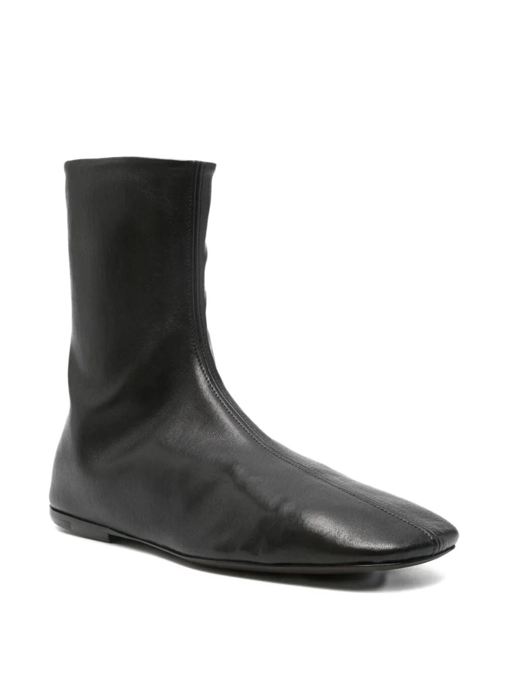 LEATHER SOCK BOOTIES