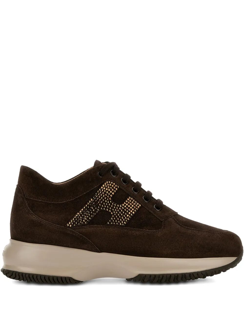 INTERACTIVE SUEDE SNEAKERS WITH STRASS