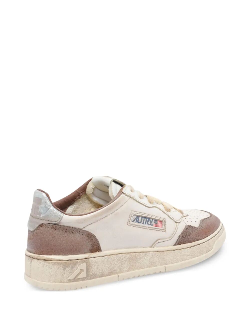 SUPER VINTAGE LOW SNEAKERS IN BURN AND SILVER