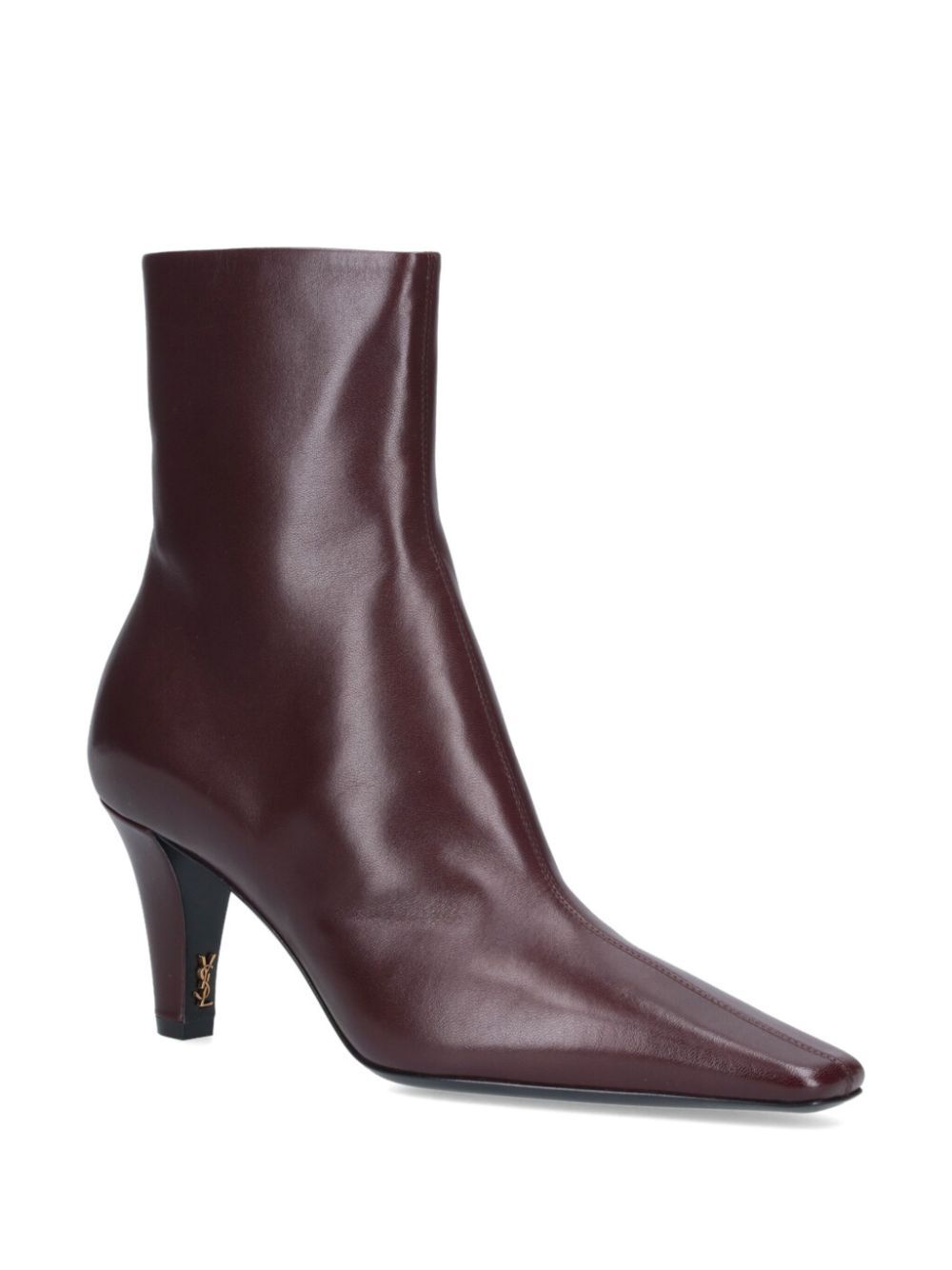JILL 75 BOOTIES IN SMOOTH LEATHER