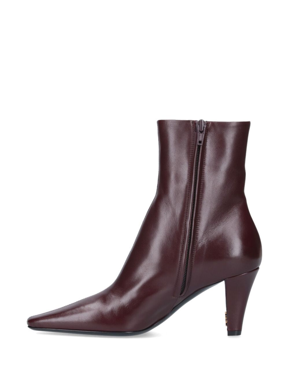 JILL 75 BOOTIES IN SMOOTH LEATHER