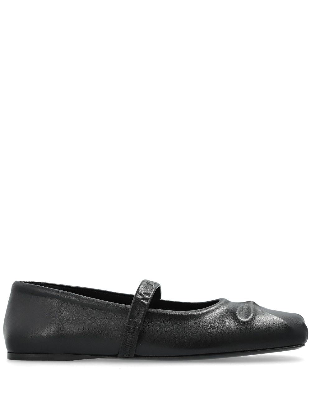 BOW-DETAIL MARY JANE BALLERINAS