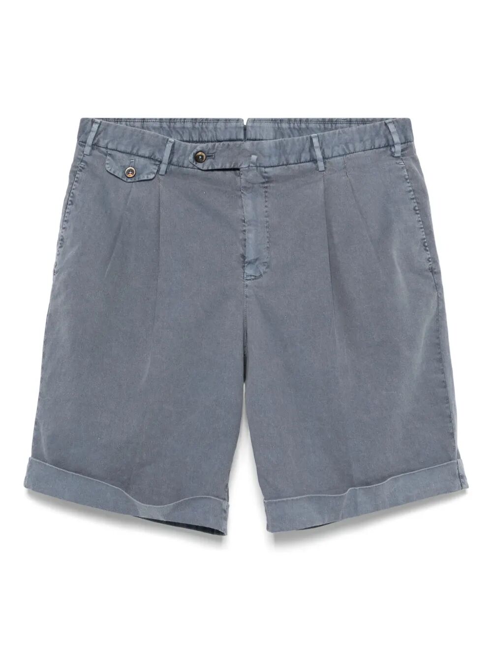 PLEAT-DETAIL SHORTS