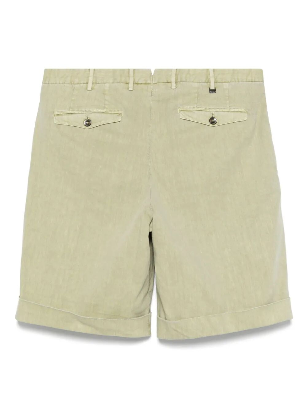 PLEAT-DETAIL SHORTS