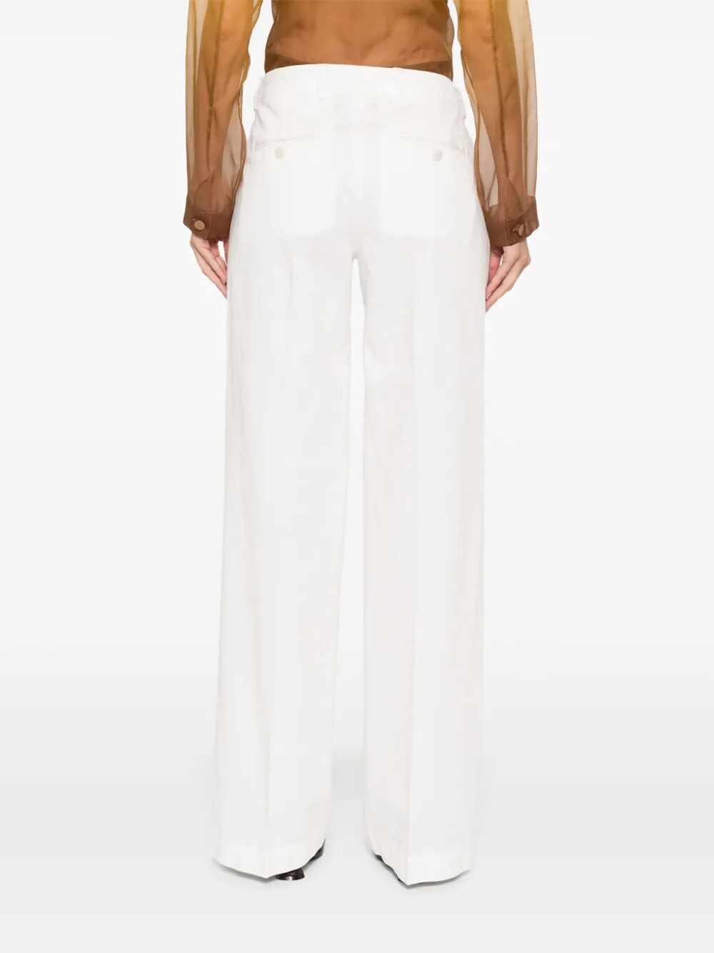 IMA STRAIGHT-LEG MID-WEIGHT COTTON TROUSERS