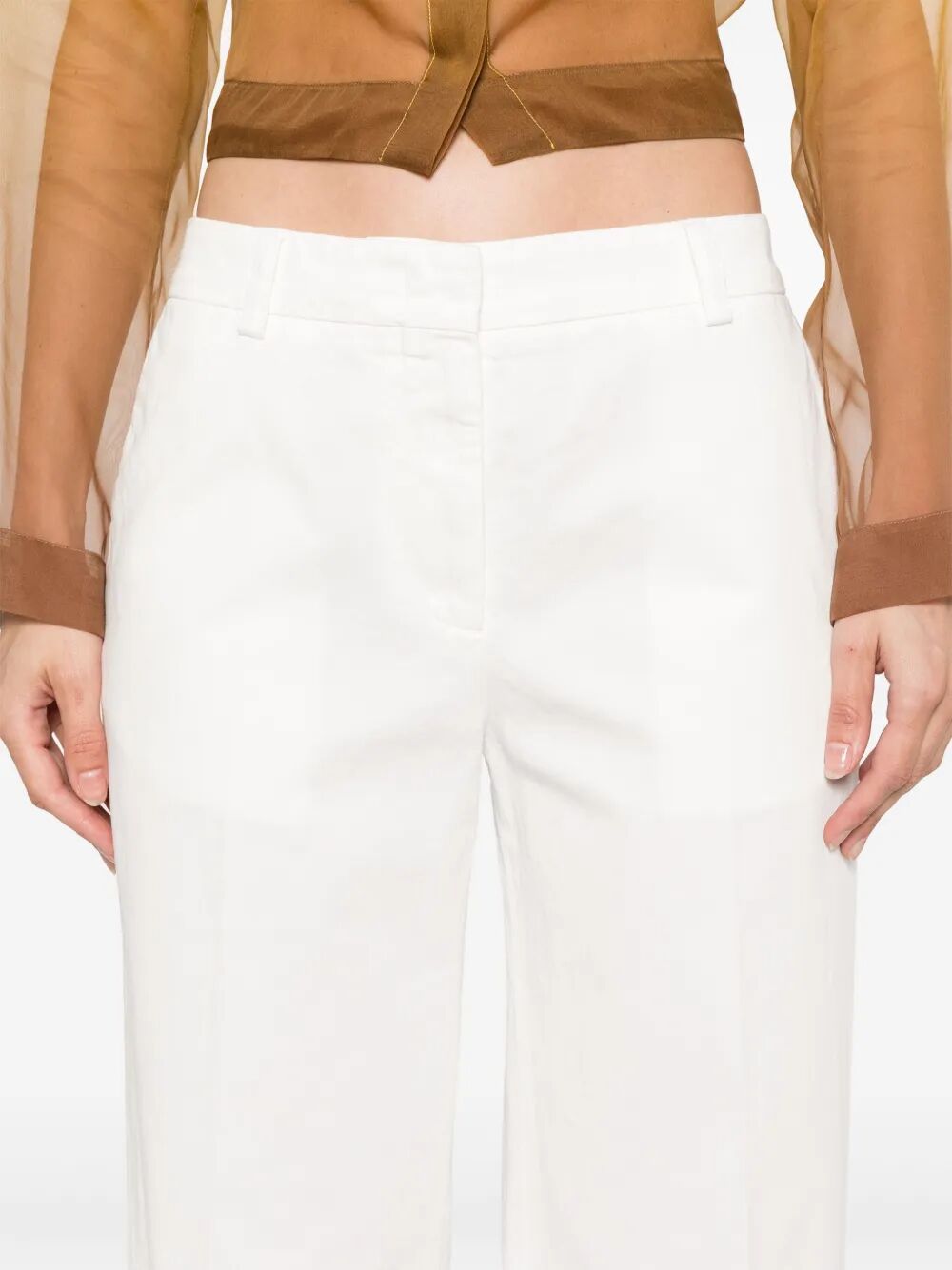 IMA STRAIGHT-LEG MID-WEIGHT COTTON TROUSERS