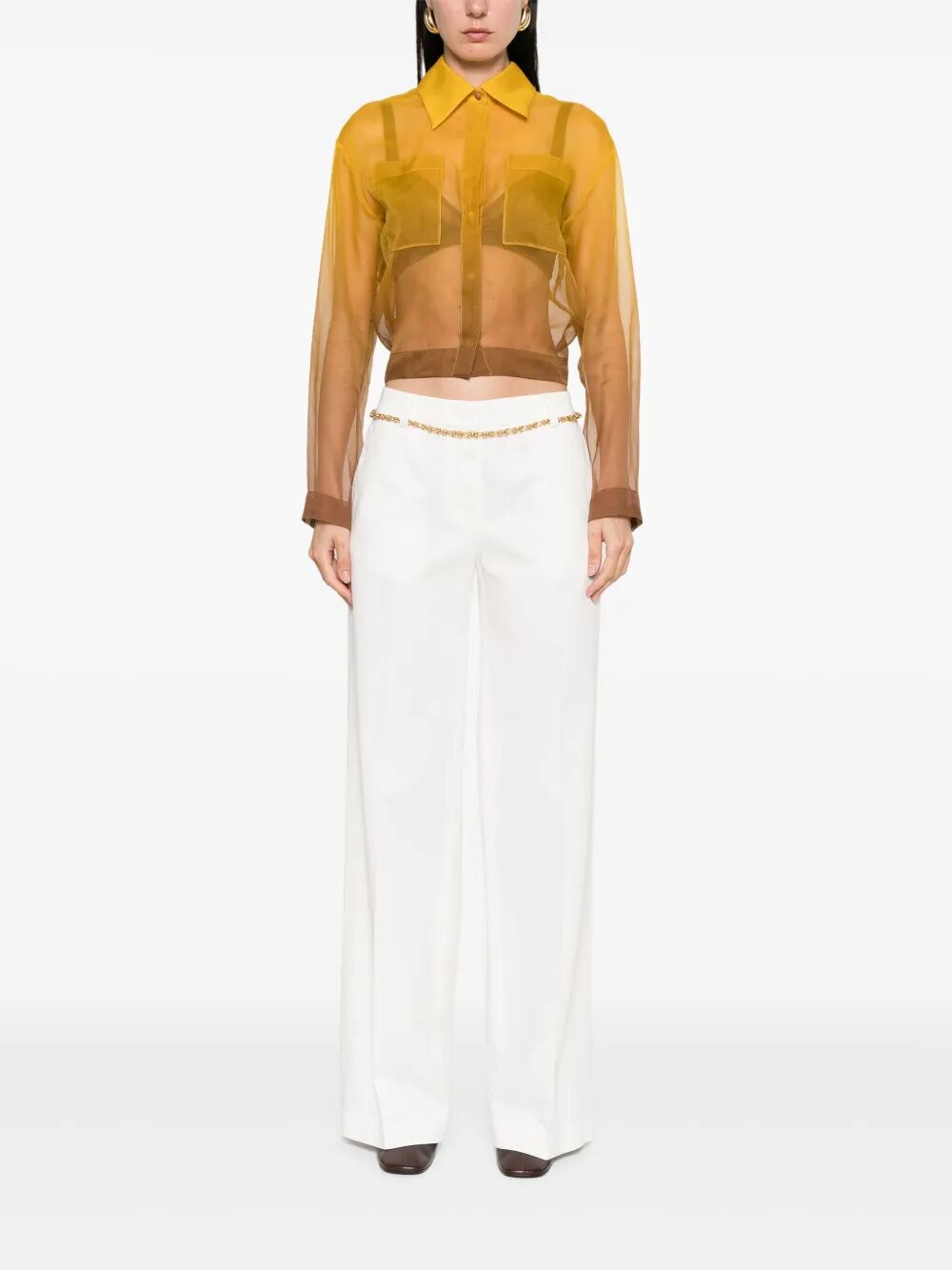 IMA STRAIGHT-LEG MID-WEIGHT COTTON TROUSERS